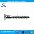 Stainless Steel Slotted Flat Head Wood Screw